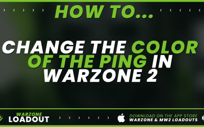 mudar a cor do ping em Warzone 2