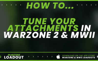 tune your attachments in Warzone 2 & MWII