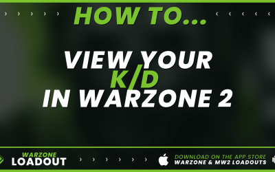 view your K/D in Warzone 2 (Kill/Death Ratio)
