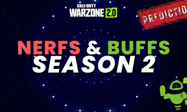 Season 2 NERFS & BUFFS – The guns you should level up!