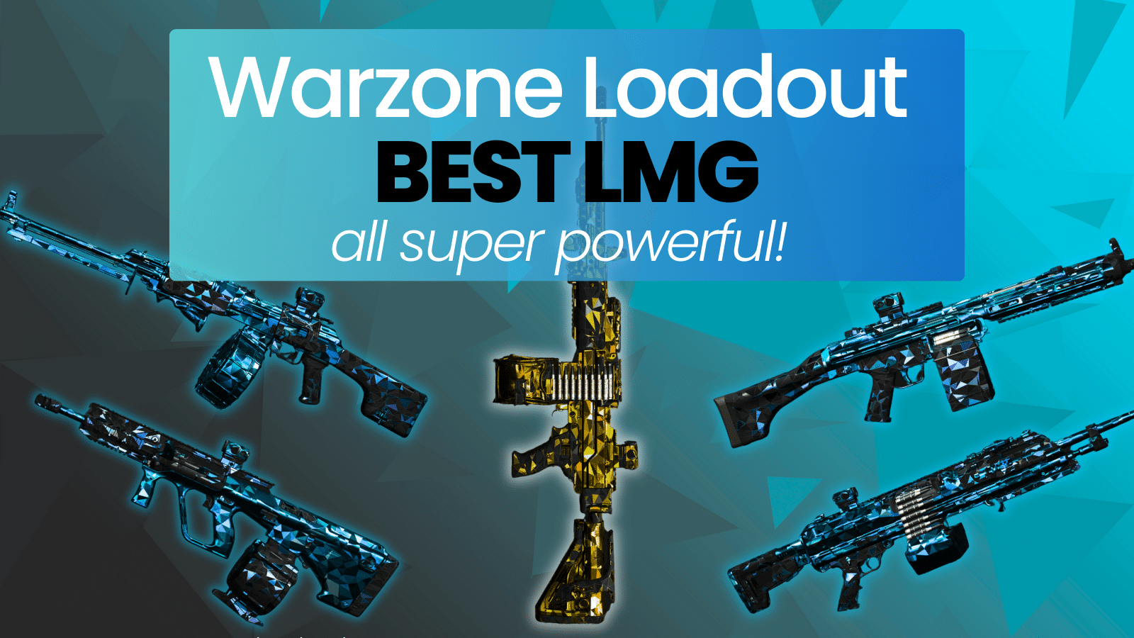Best Meta LMG loadouts for season 6 - All LMGs ranked with the best loadouts!