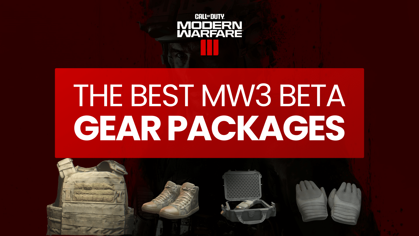 THE BEST GEAR PACKAGES IN THE MW3 BETA - A COMPREHENSIVE GUIDE (NEW PERK SYSTEM)