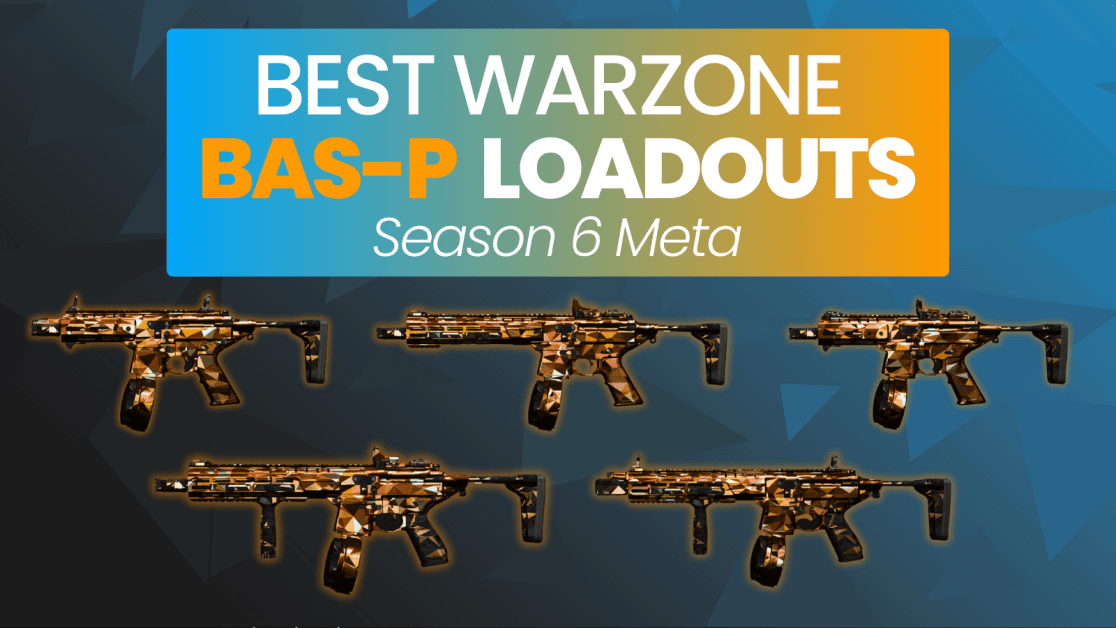 This gun kills faster than the MP5: Best BAS-P Loadouts for Warzone Season 6