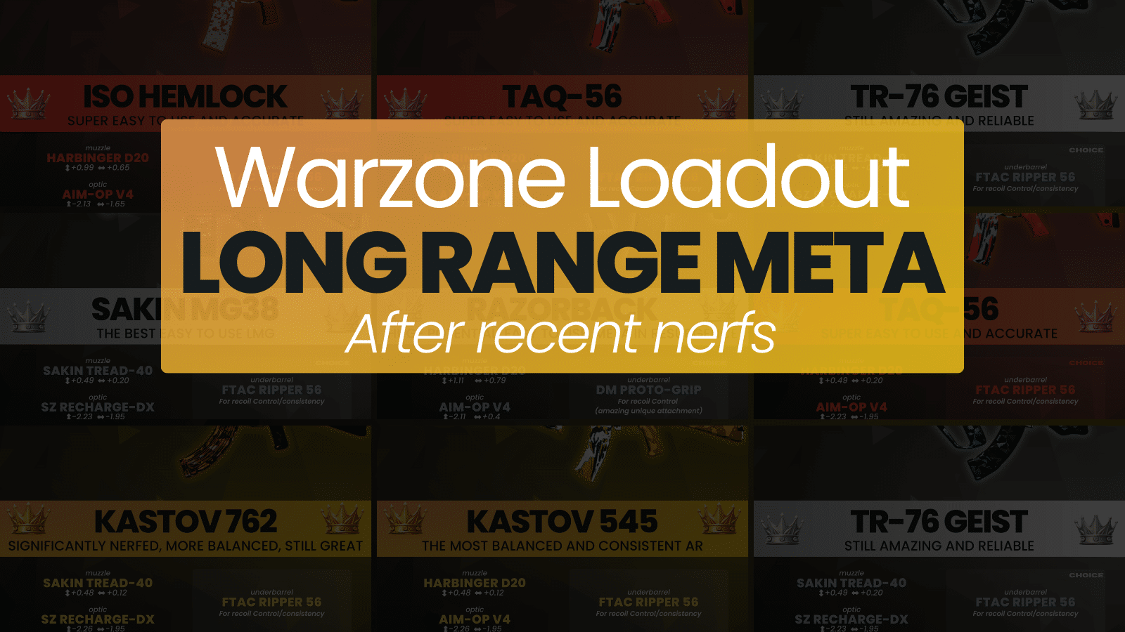 The New Warzone Long Range Meta Post-October 23 Nerfs!