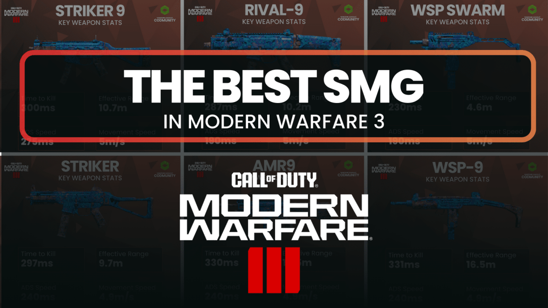 The Best SMG in Modern Warfare 3: Ranking All SMGs for the Ultimate Choice