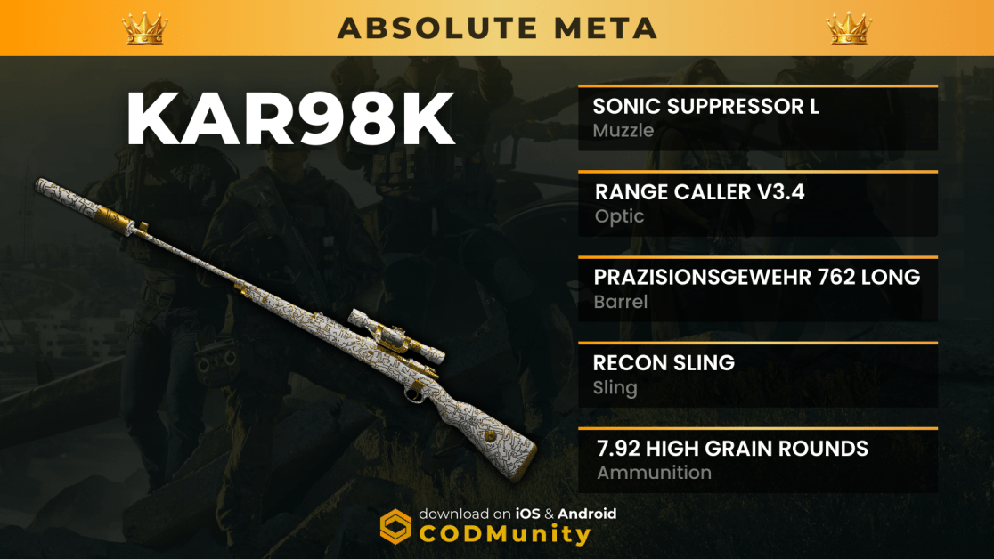 Best Kar98k Sniper Warzone Loadout – WARZONE Meta Sniper